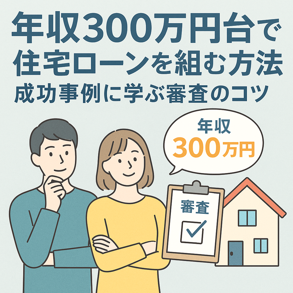 年収300万円台で住宅ローンを組む方法|成功事例に学ぶ審査のコツと通し方 | 住まいとお金のトビラ